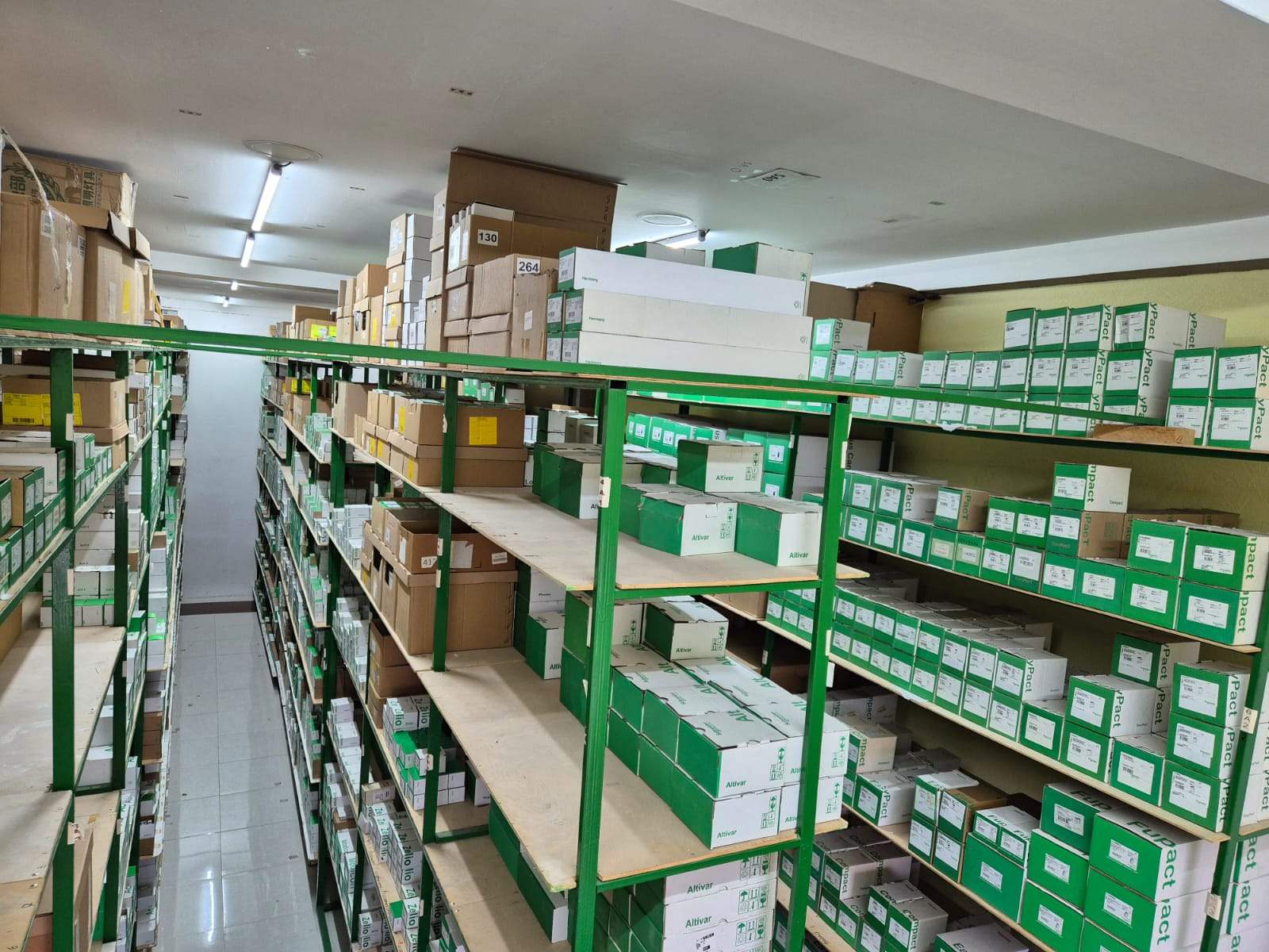 Warehouse — stock shelves